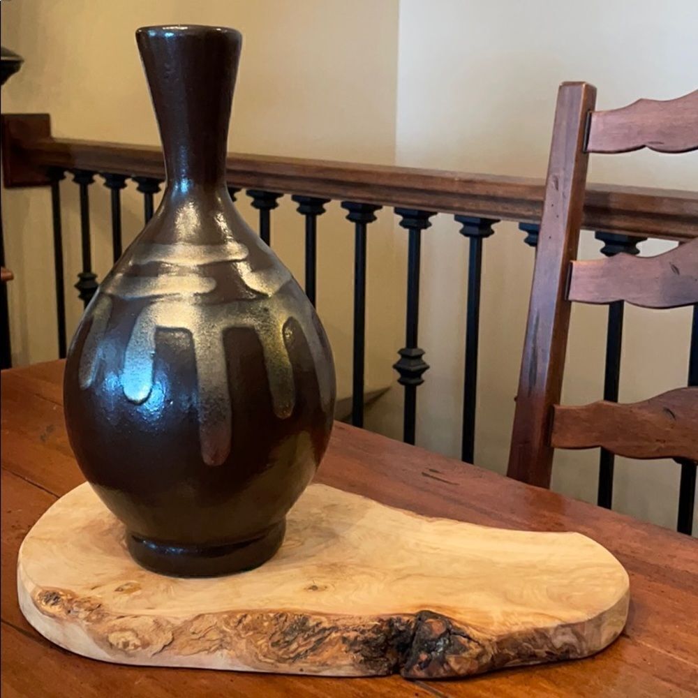 Haeger Pottery Drip Glaze Vase, 2004